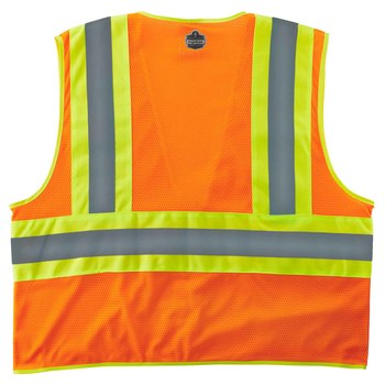 Ergodyne Glowear 8229Z Chaleco de alta visibilidad 21307 - tamaño 2EG/3EG - Poliéster - Naranja de alta visibilidad - ANSI clase 2