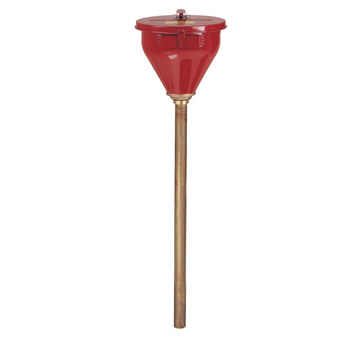 Imágen de Justrite Rojo Acero Embudo (Imagen principal del producto)