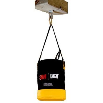 DBI-SALA 2:1 Safe Bucket Cubo seguro compatible 2:1 70804508656 - 25 pulg. x 16 pulg. - Lona - Amarillo y Negro - 17376