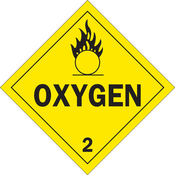 Imágen de Brady B-120 Poliéster reforzado con fibra de vidrio Cuadrado Amarillo Inglés Letrero de anuncio para camión 63436 (Imagen principal del producto)