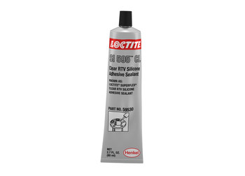 Loctite SI 595 CL Adhesivo/sellador Transparente Pasta 80 ml Tubo - 59530 - Conocido anteriormente como Loctite Superflex Clear RTV Silicone Adhesive Sealant