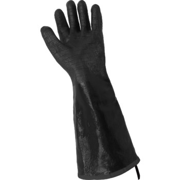 Global Glove FrogWear Negro Universal Guantes para manipulación de productos químicos - acabado Áspero - Longitud 18 pulg. - 810033-29113