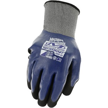 Mechanix Wear SpeedKnit Escudo C4 Azul Grande Nailon Guantes de trabajo - 781513-64876