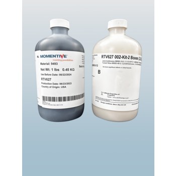Momentive RTV627 Compuesto de encapsulado y condensación Gris 2 gal (22 lbs) - Proporción de mezcla 1:1 - RTV627 DK GRAY 022