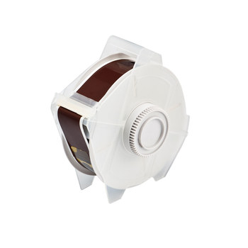 Imágen de Brady Marrón Interior/exterior Poliéster Transferencia térmica 76645 Rollo de etiquetas para impresora de transferencia térmica continua (Imagen principal del producto)