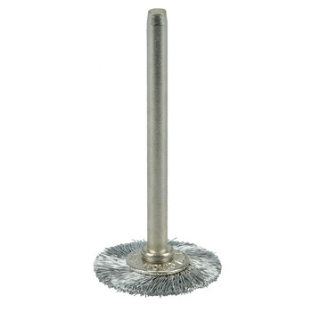 Weiler 26003 Cepillo de rueda - Rizado Acero cerda