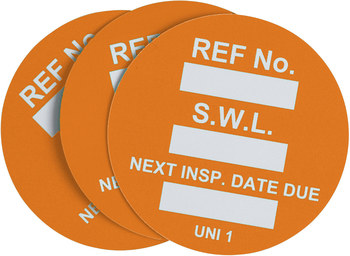 Imágen de Brady Naranja UNI-UNI Inserción de etiqueta universal (Imagen principal del producto)