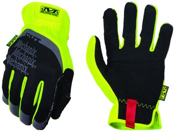 Mechanix Wear Fastfit E5 Amarillo fluorescente Extrapequeño Armortex Guantes resistentes a cortes - 781513-64655
