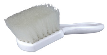 Weiler 444 Cepillo de fregado de servicio - Nailon - 8 pulg. - Blanco - 44416