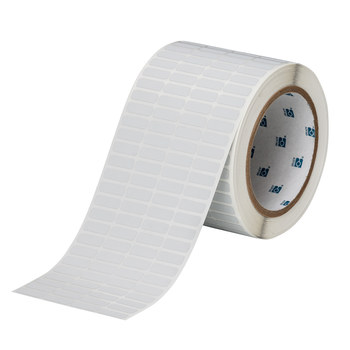 Imágen de Brady Plateado Manipulación evidente Poliéster Transferencia térmica THT-1-438-10 Rollo de etiquetas para impresora de transferencia térmica troquelado (Imagen principal del producto)
