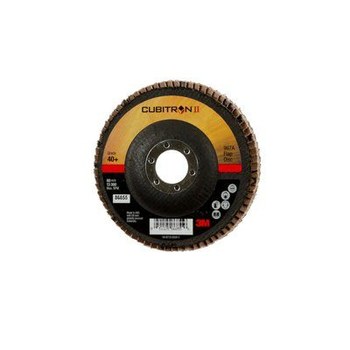 3M Cubitron II Tipo 27 - Óxido de aluminio cerámico - 4 1/2 pulg. - 40+ - 86855