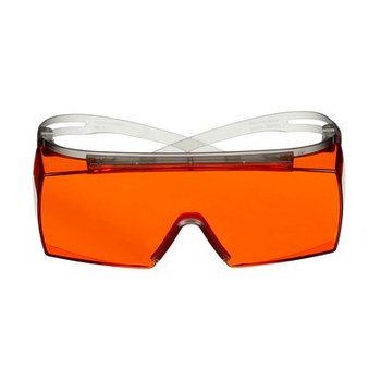 3M SecureFit 3700 SF3706AS-GRY Ajuste Alternativo Policarbonato Gafas de seguridad OTG (sobre el vidrio) lente Naranja - 051131-27919