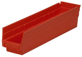Imagen de Akro-mils 123 cu in Rojo Polímero de grado industrial Estante Contenedor de almacenamiento (Imagen principal del producto)