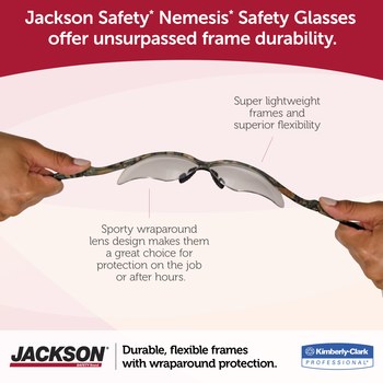 Ansell KleenGuard V60 Policarbonato Gafas de seguridad para lectura con aumento lente Transparente - Marco envolvente - 761445-01845