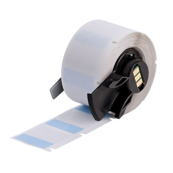 Imágen de Brady Azul, Transparente Vinilo Transferencia térmica M6-19-427-BL Etiquetas autolaminables para cables y alambres (Imagen principal del producto)