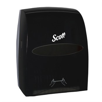 Kimberly-Clark Scott Essential Dispensador de toallas de rollo duro 46253 - Jalar a mano - Humo