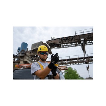 Global Glove Javelin Lentes de seguridad lente Espejo verde polarizado - Envolvente 2/3 Cuadro completo - 810292-02199