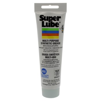 Super Lube Blanco Grasa - 3 oz Tubo - Grado alimenticio - 21030