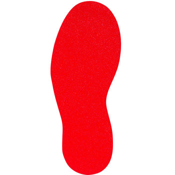Imágen de Brady Rojo Exterior Vinilo Huella 121409 Etiqueta de marcado de huella (Imagen principal del producto)