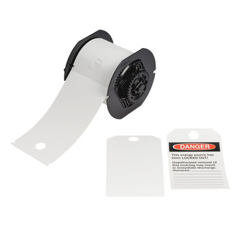 Imágen de Brady Blanco Exterior Poliéster Transferencia térmica B30-255-851-WHT-B Etiquetas predimensionadas para impresoras (Imagen principal del producto)