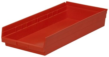 Imagen de Akro-mils 292 cu in Rojo Polímero de grado industrial Estante Contenedor de almacenamiento (Imagen principal del producto)