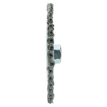 Weiler Vortec Pro 36225 Cepillo de rueda - Anudado - Circular trenzado Acero cerda