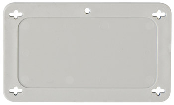 Imágen de Brady Gris Rectángulo Plástico 87698 Etiqueta en blanco para válvula (Imagen principal del producto)