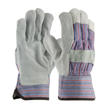 Imágen de PIP 84-7532 Negro/Azul/Gris/Rojo Grande Cuero Dividir Cuero vacuno Cuero Guantes de trabajo (Imagen principal del producto)