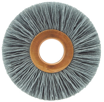 Weiler Nylox 29123 Cepillo de rueda - Rizado redondo Nailon cerda