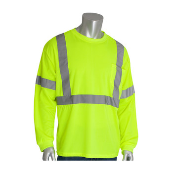 Imágen de PIP 313-1300 Amarillo lima Poliéster Camisa de alta visibilidad (Imagen principal del producto)