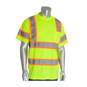 Imágen de PIP 313-CNTSPLY Amarillo Poliéster Camisa de alta visibilidad (Imagen principal del producto)