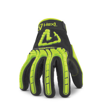 HexArmor Hex1 2131 Negro/Amarillo 9 TP-X Corte y Cosido Guantes de trabajo - 2131 sz 9 hex1