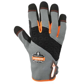 Ergodyne ProFlex Tena-Grip 820 Gris/Negro/Anaranjado Grande Guantes de trabajo - 720476-17244
