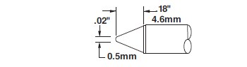 Imágen de Metcal Smartheat - STTC-511 Cartucho de soldadura (Imagen principal del producto)