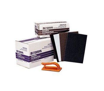 Standard Abrasives Buff and Blend 827600 Almohadilla de mano - Óxido de aluminio - Muy fino - 9 pulg. x 6 pulg. - 33055