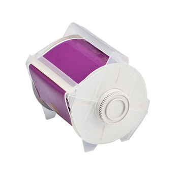 Imágen de Brady Morada Interior/exterior Poliéster Transferencia térmica 76631 Rollo de etiquetas para impresora de transferencia térmica continua (Imagen principal del producto)