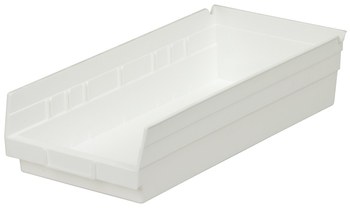 Imagen de Akro-mils 214 cu in Blanco Polímero de grado industrial Estante Contenedor de almacenamiento (Imagen principal del producto)
