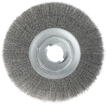 Weiler 01329 Cepillo de rueda - Rizado Acero cerda