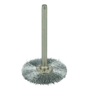Weiler 26155 Cepillo de rueda - Rizado Acero cerda