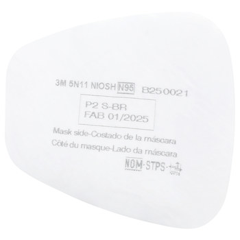3M 6000 5N11 Filtro de respirador reutilizable 46464 - Blanco - N95