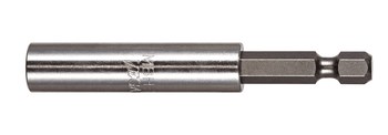 Vega Tools 1/4 pulg. Anillo C Magnético Portabrocas 1250MH1CD - Acero inoxidable - 10 pulg. Longitud - Acero inoxidable acabado - 00065