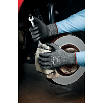 Ansell Hyflex 11-801 Negro/Gris 9 Nailon Guantes de trabajo - 076490-05675