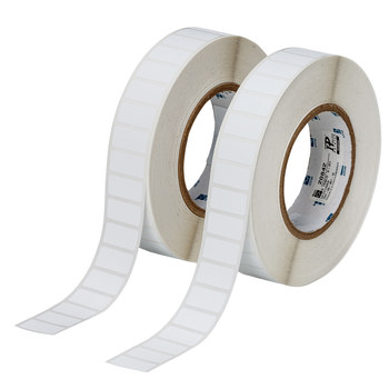 Imágen de Brady Blanco Manipulación evidente Vinilo Transferencia térmica THT-59-351-10 Rollo de etiquetas para impresora de transferencia térmica troquelado (Imagen principal del producto)