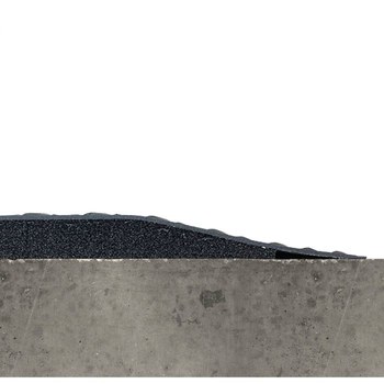 Wearwell Spongecote Tapete antifatiga 446.916x3x75BK - 3 pies x 75 pies - Caucho - Placa de diamante - Negro - 446.916X3X75BK