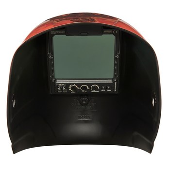 Jackson Safety Casco para soldadura 47101 - Sombra fija ADF lente - Rojo/negro - 62080