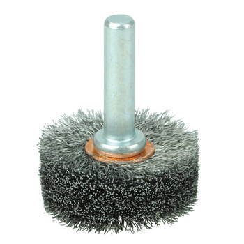 Weiler 17602 Cepillo de rueda - Rizado Acero cerda