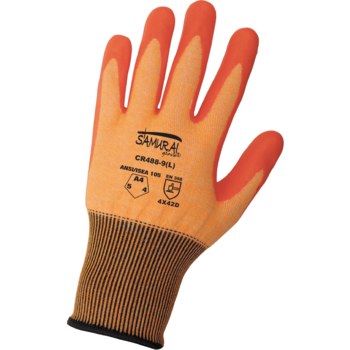 Global Glove Samurai Glove Tuffalene CR488 Naranja 2XG HDPE Guantes resistentes a cortes - cr488 2xl