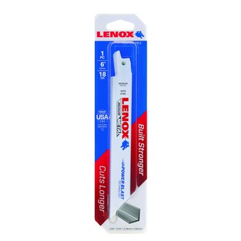 Imágen de Hoja de sierra de sable para corte de metales Lazer 22751OSB618R de Bi-Metal 6 pulg. por de Lenox (Imagen principal del producto)