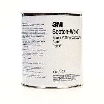 3M Scotch-Weld 270 Base y acelerador (B/A) Compuesto de encapsulado y condensación Negro Pasta 1 gal - Proporción de mezcla 1:1 - 82263