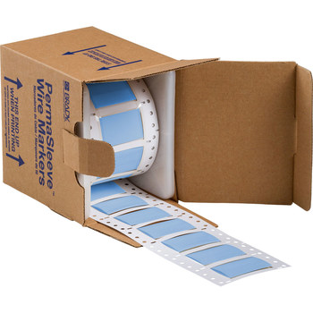 Imágen de Brady Permasleeve Azul Transferencia térmica 2HT-750-2-BL-S-2 Manga para impresora de transferencia térmica troquelada (Imagen principal del producto)